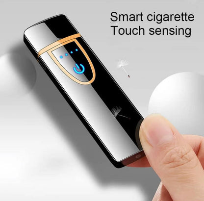 Cigarette lighter touch screen usb charging lighter