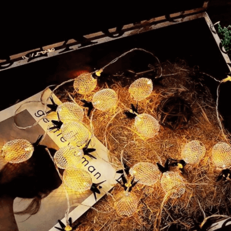 Led pineapple string fairy lights