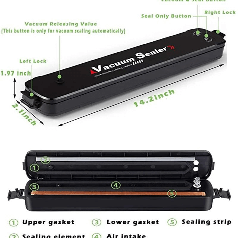 Food saver vacuum sealer-electric