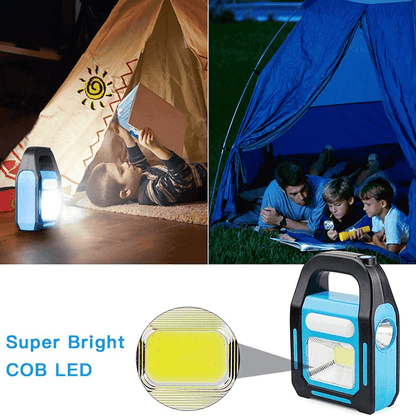 3 in 1 waterproof solar flashlight