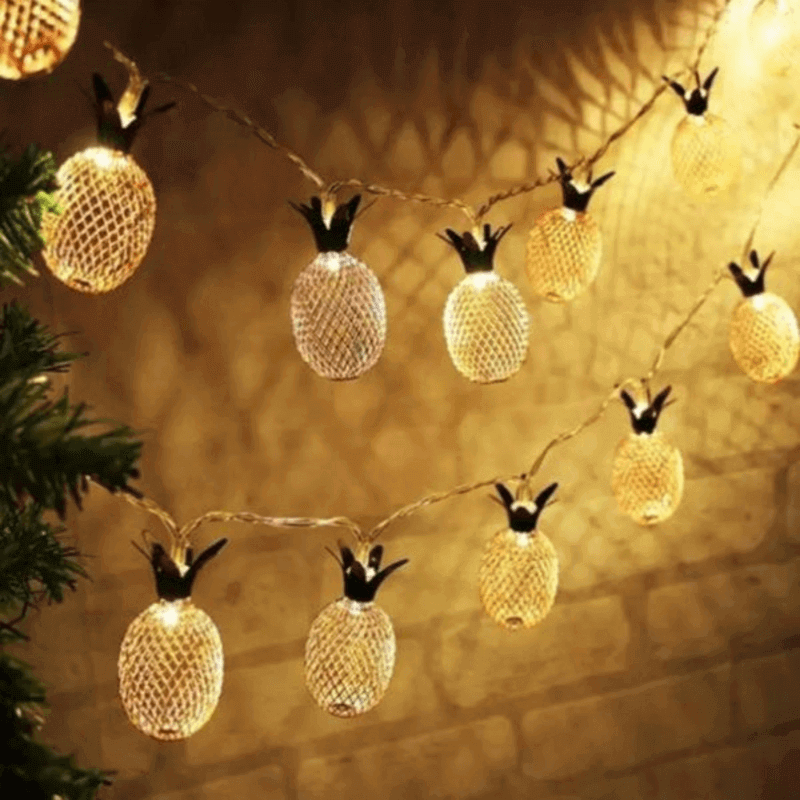 Led pineapple string fairy lights