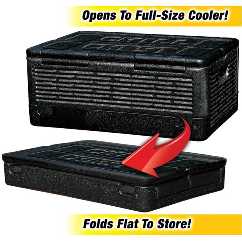 Chill cooler car insulated box - black