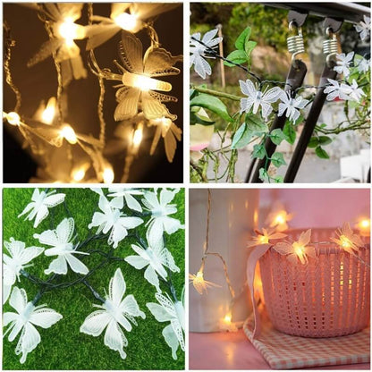 10 led butterfly fairy lights