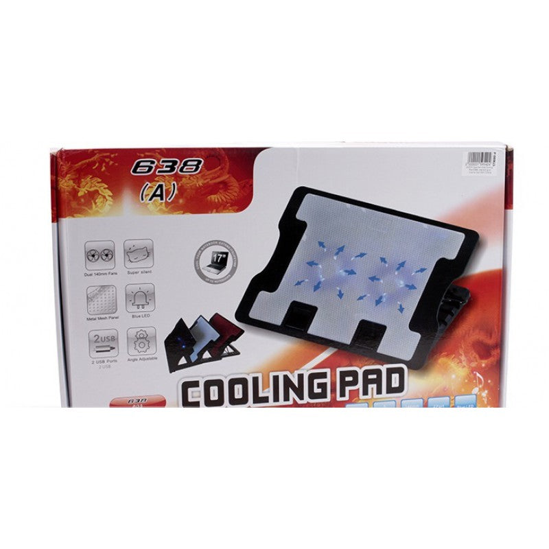 Fans high-speed adjustable cooling pad 