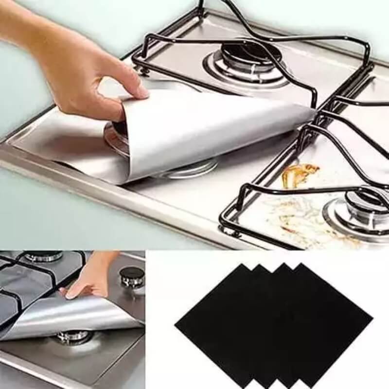 Stove shield paper 4 pcs