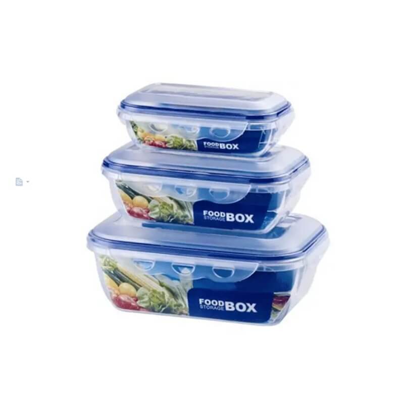 3 pc air tight food storage container